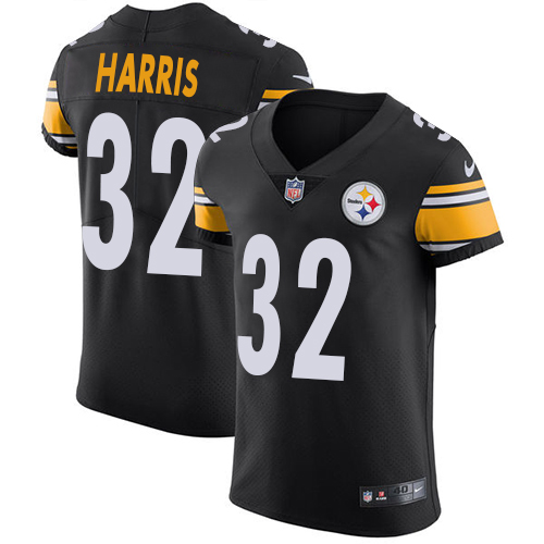 Nike Steelers #32 Franco Harris Black Team Color Men's Stitched NFL Vapor Untouchable Elite Jersey - Click Image to Close